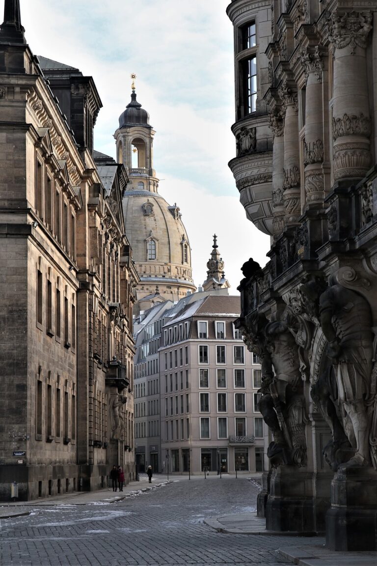 dresden, buildings, street