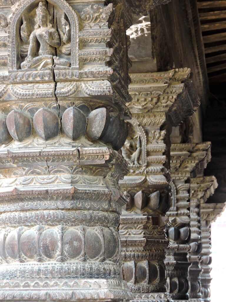 nepal, kathmandu, buddhism, temple, architecture, religious, traditional, culture, unesco, detail, pillars, carving, facade, nepal, nepal, kathmandu, kathmandu, kathmandu, kathmandu, kathmandu, temple